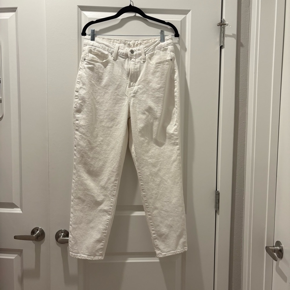 Womens OG Straight White Jeans
